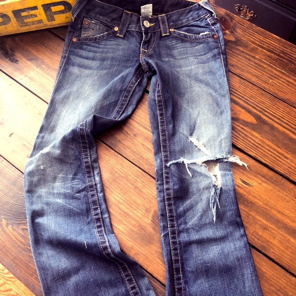 True Religion Wide Leg Jeans